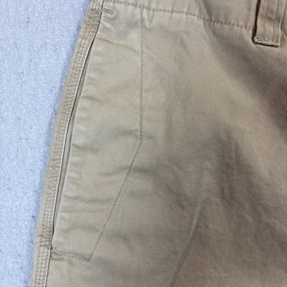 Banana Republic Men's Khaki Tan Chino Pants 33/30 Preppy Casual Flap Pockets Y2K